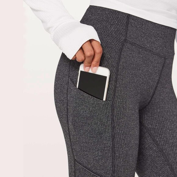 Lululemon Old School Herringbone Speed Up Tight Size 6 - Picture 3 of 11